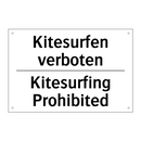 Kitesurfen verboten - Kitesurfing Prohibited