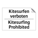 Kitesurfen verboten - Kitesurfing Prohibited