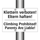 Klettern verboten! Eltern haften!/.../ - Climbing Prohibited! Parents Are /.../