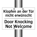 Klopfen an der Tür nicht erwünscht/.../ - Door Knocking Not Welcome