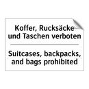 Koffer, Rucksäcke und Taschen /.../ - Suitcases, backpacks, and bags /.../