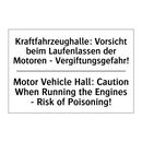 Kraftfahrzeughalle: Vorsicht beim /.../ - Motor Vehicle Hall: Caution When /.../