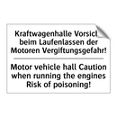 Kraftwagenhalle Vorsicht beim /.../ - Motor vehicle hall Caution when /.../