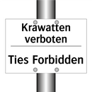 Krawatten verboten - Ties Forbidden