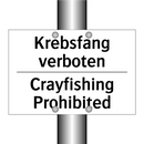 Krebsfang verboten - Crayfishing Prohibited