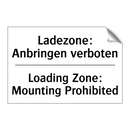Ladezone: Anbringen verboten - Loading Zone: Mounting Prohibited/.../