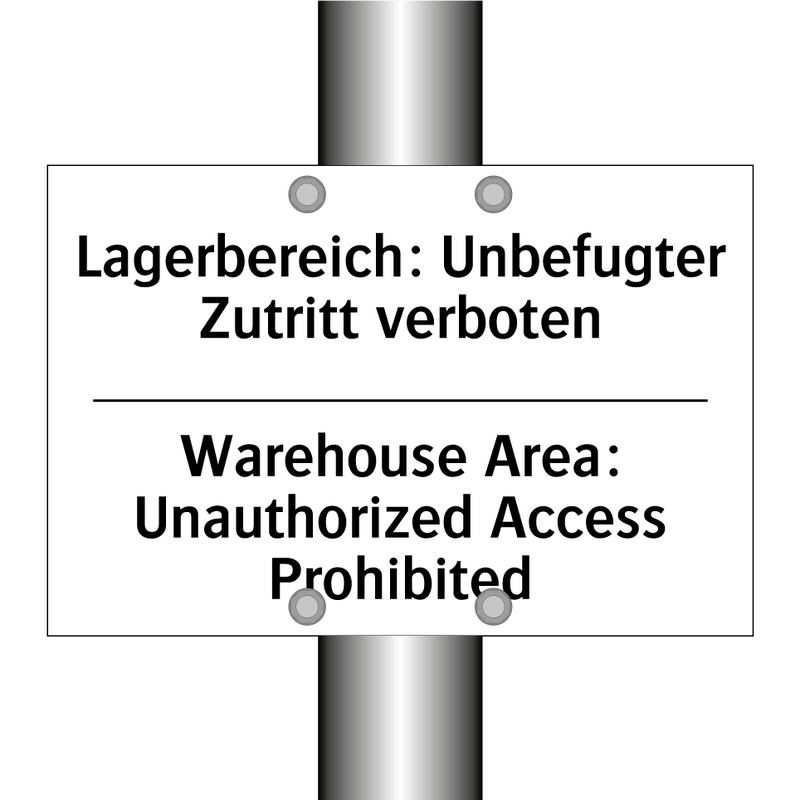 Lagerbereich: Unbefugter Zutritt /.../ - Warehouse Area: Unauthorized Access /.../