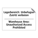 Lagerbereich: Unbefugter Zutritt /.../ - Warehouse Area: Unauthorized Access /.../