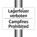 Lagerfeuer verboten - Campfires Prohibited