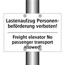 Lastenaufzug Personen- beförderung /.../ - Freight elevator No passenger /.../