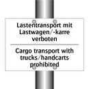 Lastentransport mit Lastwagen/-karre /.../ - Cargo transport with trucks/handcarts /.../