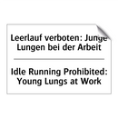 Leerlauf verboten: Junge Lungen /.../ - Idle Running Prohibited: Young /.../