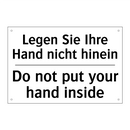 Legen Sie Ihre Hand nicht hinein/.../ - Do not put your hand inside