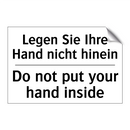 Legen Sie Ihre Hand nicht hinein/.../ - Do not put your hand inside