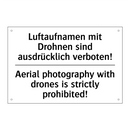 Luftaufnamen mit Drohnen sind /.../ - Aerial photography with drones /.../