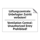 Lüftungszentrale: Unbefugter Zutritt /.../ - Ventilation Central: Unauthorized /.../