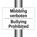Mobbing verboten - Bullying Prohibited