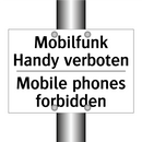 Mobilfunk Handy verboten - Mobile phones forbidden