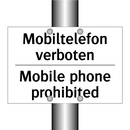 Mobiltelefon verboten - Mobile phone prohibited
