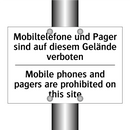 Mobiltelefone und Pager sind auf /.../ - Mobile phones and pagers are prohibited /.../