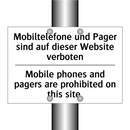 Mobiltelefone und Pager sind auf /.../ - Mobile phones and pagers are prohibited /.../