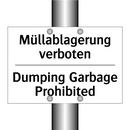 Müllablagerung verboten - Dumping Garbage Prohibited