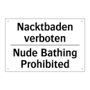 Nacktbaden verboten - Nude Bathing Prohibited