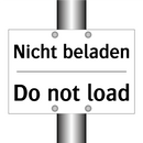Nicht beladen - Do not load