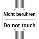 Nicht berühren - Do not touch