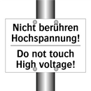 Nicht berühren Hochspannung! - Do not touch High voltage!