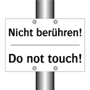 Nicht berühren! - Do not touch!