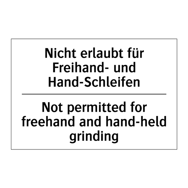 Nicht erlaubt für Freihand- und /.../ - Not permitted for freehand and /.../
