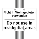 Nicht in Wohngebieten verwenden/.../ - Do not use in residential areas/.../