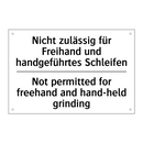 Nicht zulässig für Freihand und /.../ - Not permitted for freehand and /.../