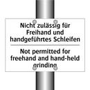 Nicht zulässig für Freihand und /.../ - Not permitted for freehand and /.../