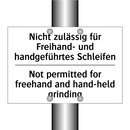 Nicht zulässig für Freihand- und /.../ - Not permitted for freehand and /.../