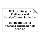 Nicht zulässig für Freihand- und /.../ - Not permitted for freehand and /.../