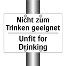 Nicht zum Trinken geeignet - Unfit for Drinking