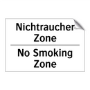 Nichtraucher Zone - No Smoking Zone