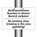 Nichtraucherzone Rauchen in diesem /.../ - No Smoking Zone Smoking in this /.../