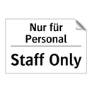 Nur für Personal - Staff Only