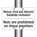 Nüsse sind auf diesem Gelände /.../ - Nuts are prohibited on these premises/.../