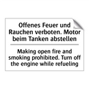 Offenes Feuer und Rauchen verboten. /.../ - Making open fire and smoking prohibited. /.../