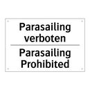 Parasailing verboten - Parasailing Prohibited
