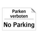 Parken verboten - No Parking