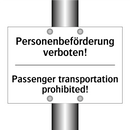 Personenbeförderung verboten! - Passenger transportation prohibited!/.../