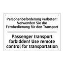 Personenbeförderung verboten! /.../ - Passenger transport forbidden! /.../