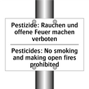 Pestizide: Rauchen und offene /.../ - Pesticides: No smoking and making /.../