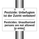 Pestizide: Unbefugten ist der /.../ - Pesticides: Unauthorized persons /.../