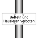 Betteln und Hausieren verboten